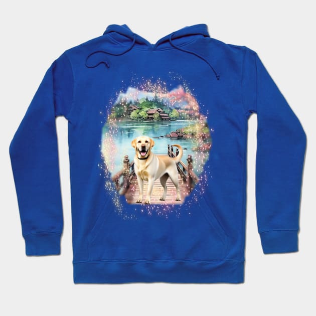 Dog - Golden Labrador Retriever Hoodie by KEWDesign